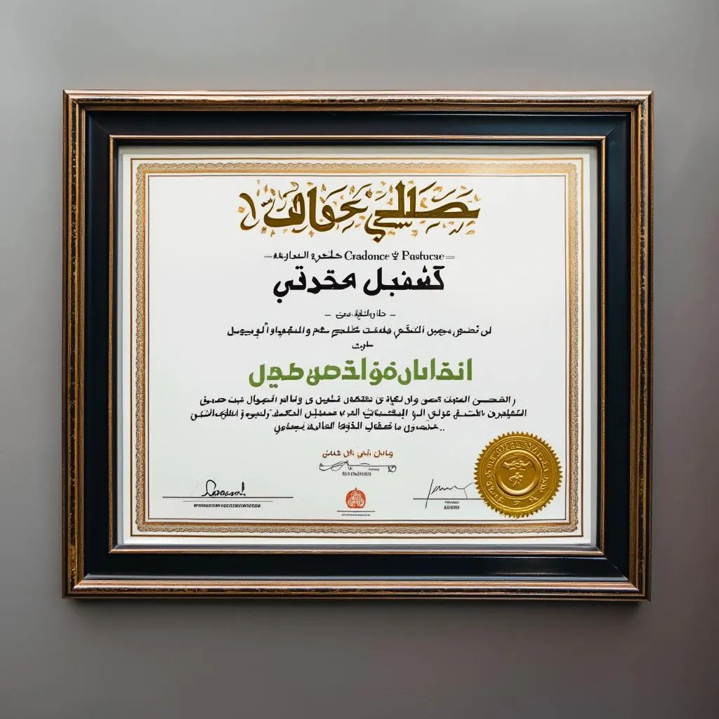 شهادة اعتماد دولية