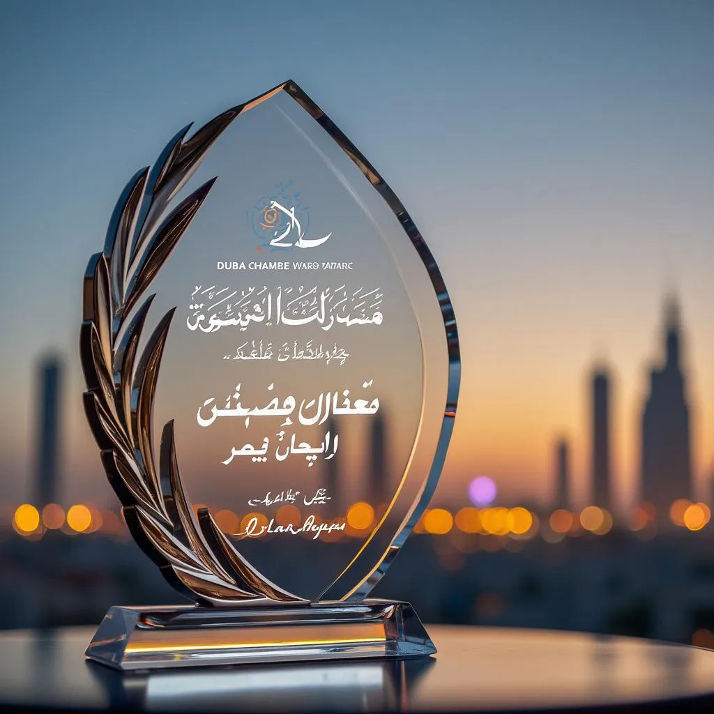 تكريم من غرفة تجارة دبي